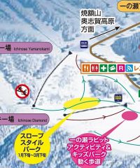 志賀高原一の瀬山の神スキー場